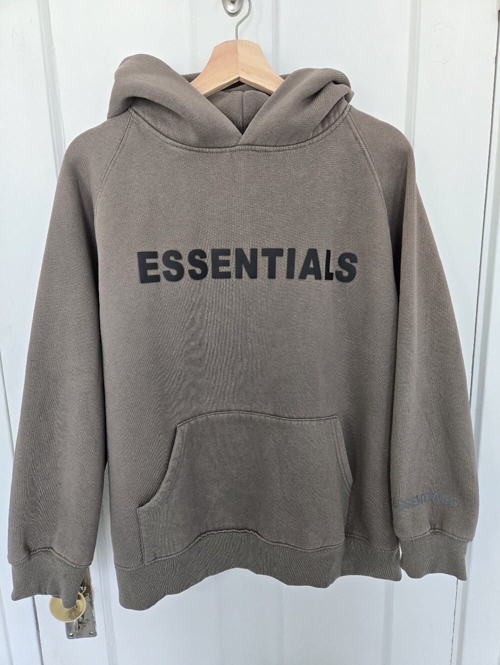 ESSENTIALS Men's The Big Dipper Hoodie Size L Taupe Athleticwear Elevated Basics